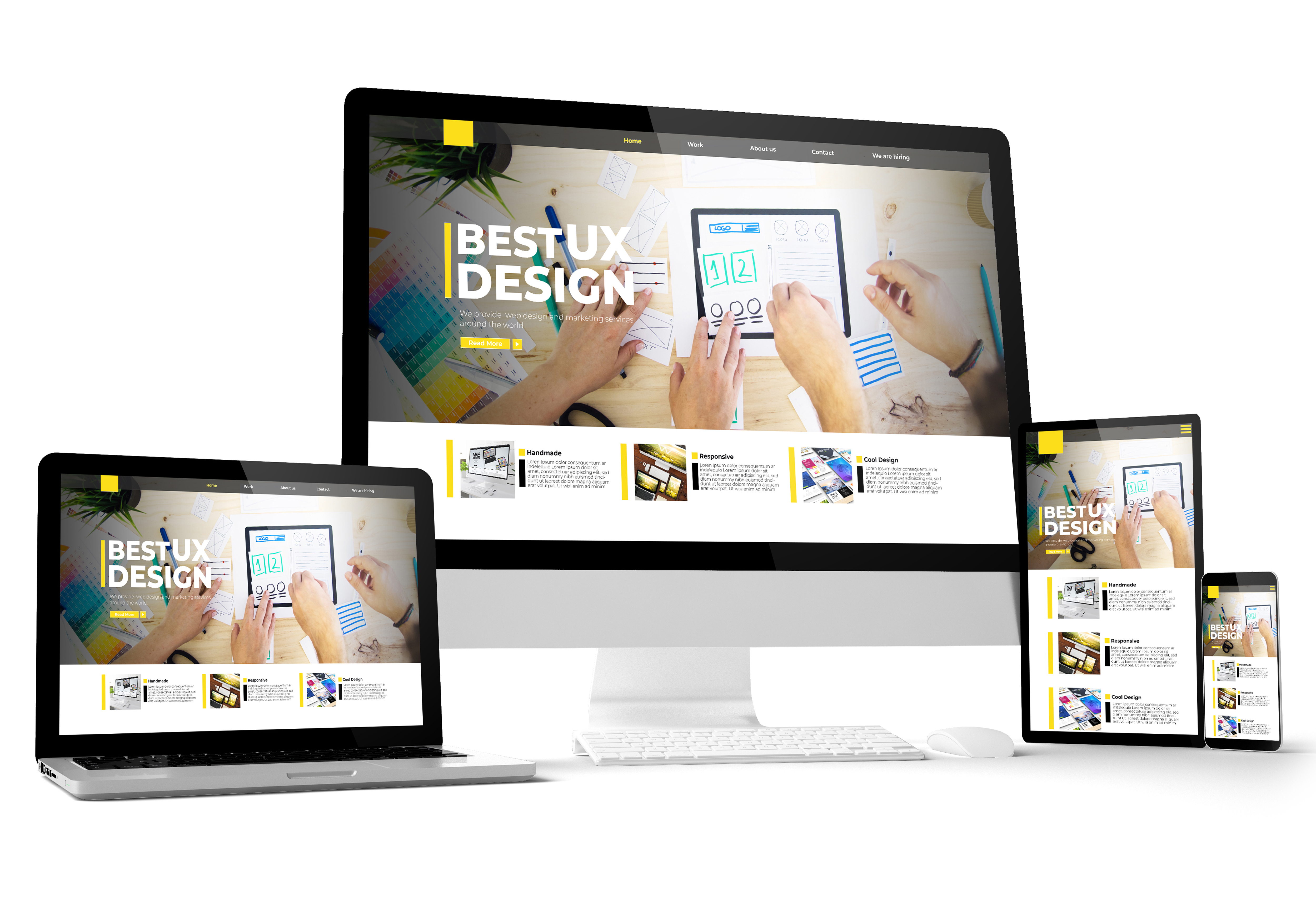 responsive web design psd